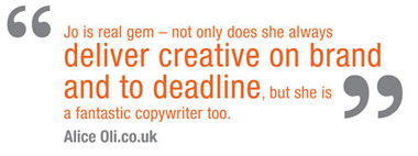 Alice Oli.co.uk quote